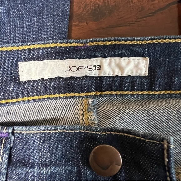 JOE’S Jeans Low Rise Rocker Fit Denim Aniston Wash Boot Cut Size 25 - Picture 10 of 13